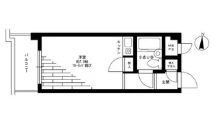 セザールプラザ府中【1階】の間取り