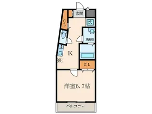 サンパティーク【2階】の間取り