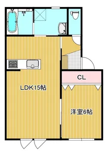 ルフレール【1階】の間取り