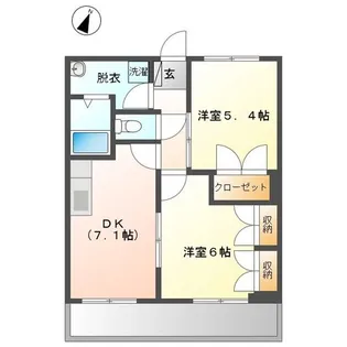 メイプルガーデン愛野【1階】の間取り