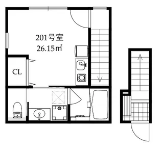 Green G Sakuragaoka【2階】の間取り