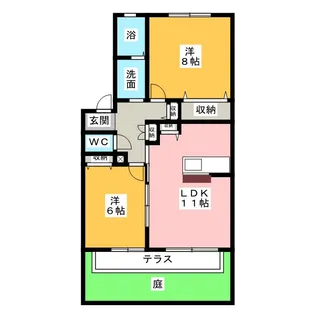 MastTown乗越【1階】の間取り