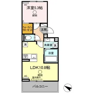 ガーデンルピナス【2階】の間取り