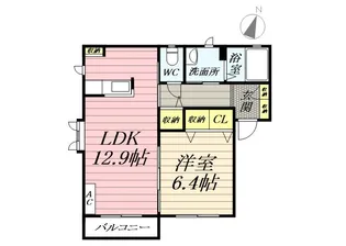 キャロットハウスIII【1階】の間取り