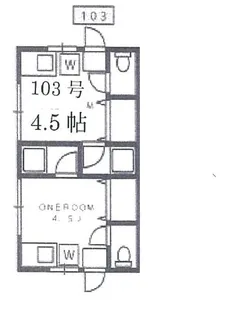 ハイツソレイユ【1階】の間取り
