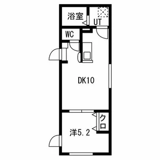 サンインキューブ池袋【1階】の間取り