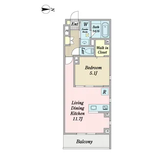 Broocklands【2階】の間取り