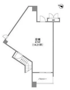 コスモリード羽田【2階】の間取り