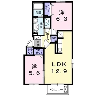 S.Hコトニ【2階】の間取り