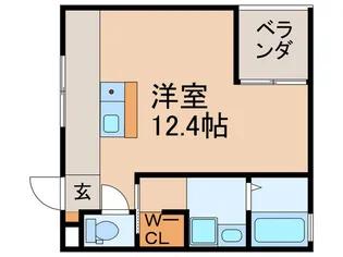 UNE BRISE 仁川【1階】の間取り
