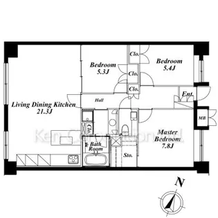 RUSSE桜新町【2階】の間取り