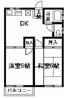 ファミーユカワイ【1階】の間取り