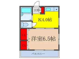 セイントヒル緑地【2階】の間取り