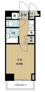 ルーブル高円寺南【3階】の間取り