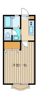 第5グリーンハイツ【1階】の間取り