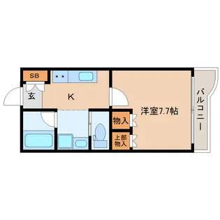 ロンサール志波【2階】の間取り