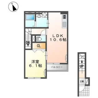 赤坂コート【2階】の間取り