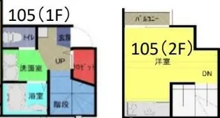 アークシティ大和田【1階】の間取り