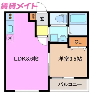 Rassurer【1階】の間取り