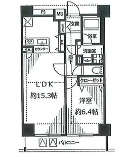 プレール・ドゥーク日本橋【9階】の間取り