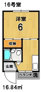 サンコーポハットリ【4階】の間取り