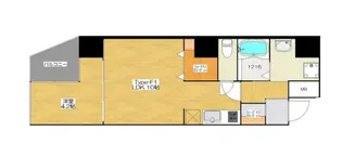 G-style天満橋【7階】の間取り