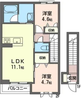 ShaMaison トミーガーデンG【2階】の間取り