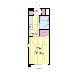 コーポスクエア24【2階】の間取り