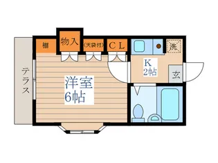 カ―サココ【1階】の間取り