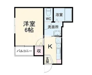 ウィングコート幸手【1階】の間取り