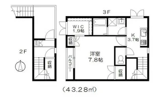 K’flat【3階】の間取り