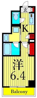 Anela Court【4階】の間取り