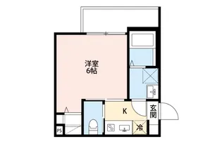 ?le de la Main ?lev e hanazono【1階】の間取り