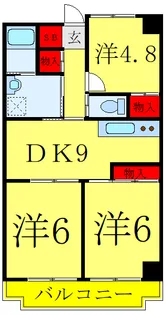 リラ・ガーデン【1階】の間取り