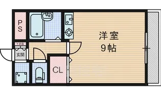 カサモラーダ船場【4階】の間取り