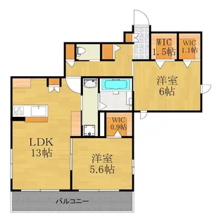 ヴィレッタ【3階】の間取り