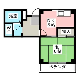 カルサ【5階】の間取り
