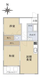 赤堤シティハウス【4階】の間取り