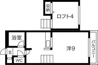 第7AMS円山【4階】の間取り
