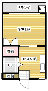 アカネハイツ【1階】の間取り