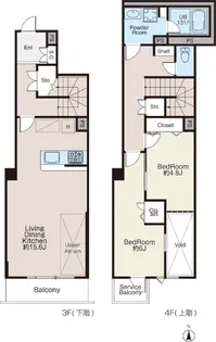リシェス品川の間取り