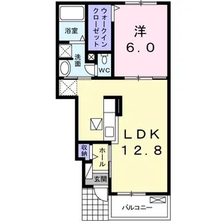 プリムローズA【1階】の間取り