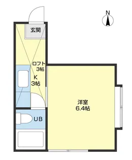 ル・テター壱番館【2階】の間取り