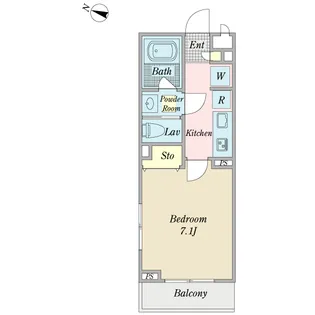 モンテ・サリーレ【2階】の間取り
