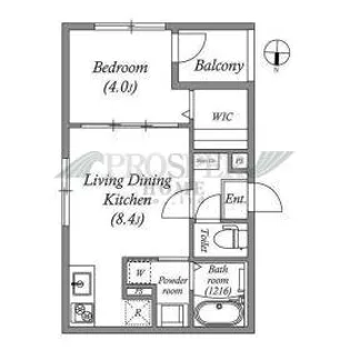 ハーモニーテラス小路東VII【2階】の間取り