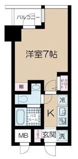アクシルコート新大橋【2階】の間取り