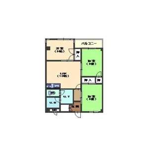 ヌーベルメゾン【3階】の間取り
