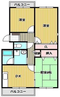 CaSa稲木【3階】の間取り