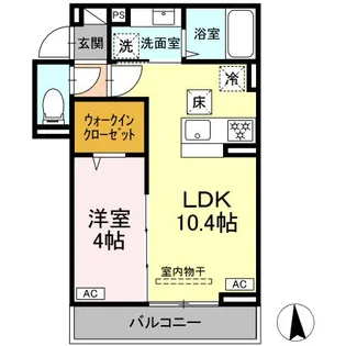 D Bless横濱岸根公園I【1階】の間取り