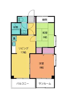 野村ビル【4階】の間取り